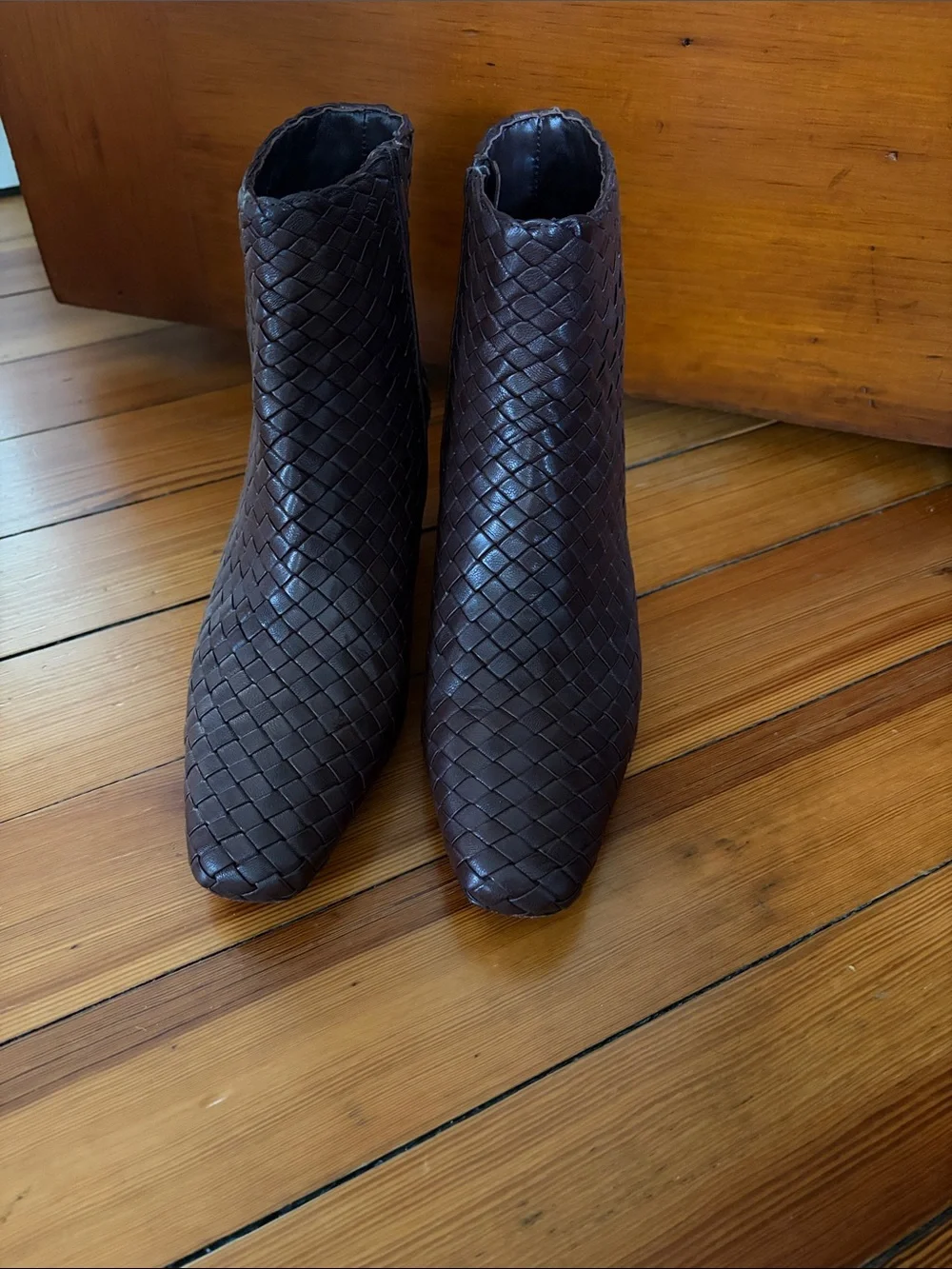 Loeffler Randall Marcella Woven Ankle Boots